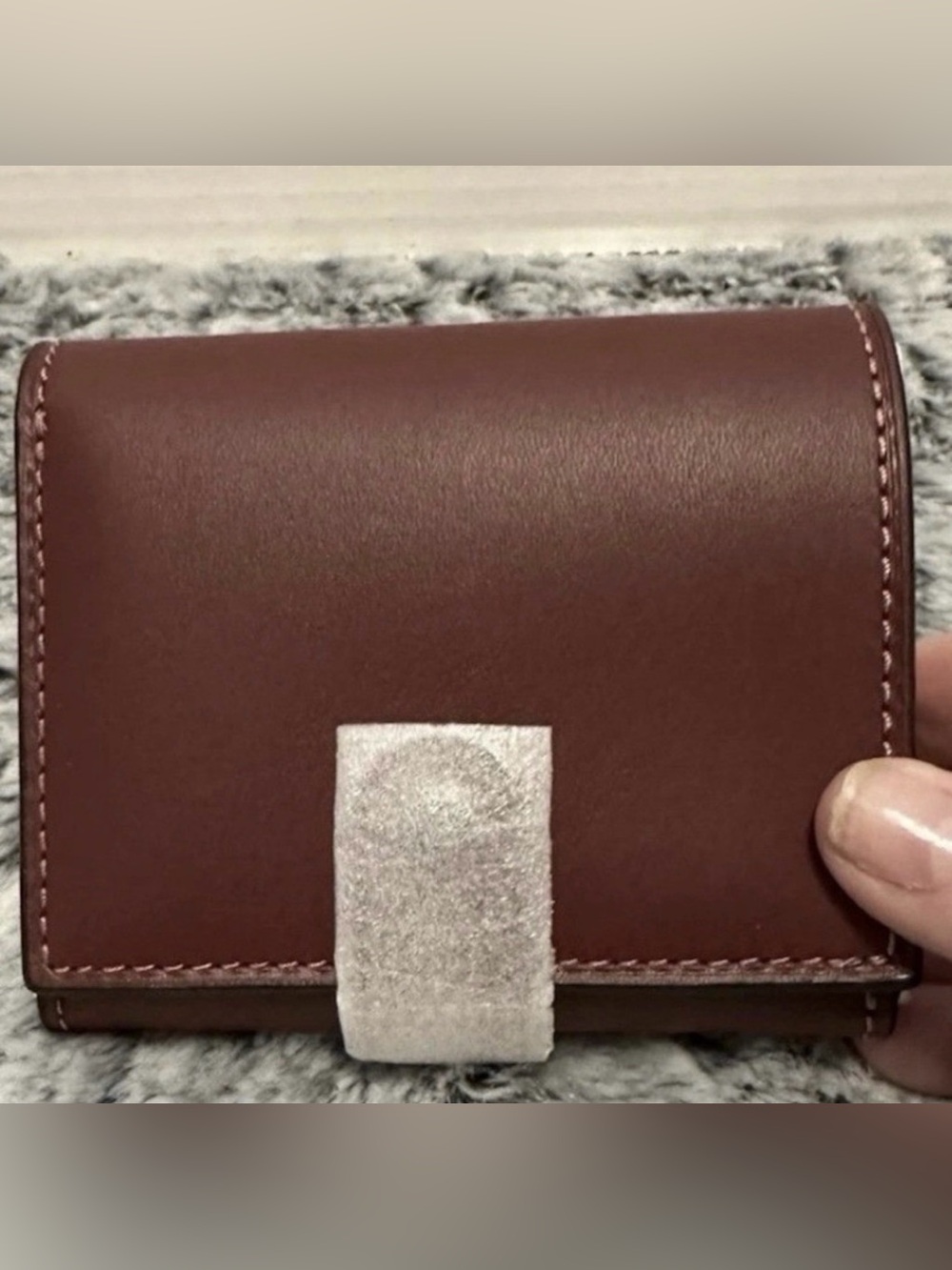 WoW! 💕 Coach Retail Store Leather Small Oxblood Color Billfold Wallet NWT! 👛